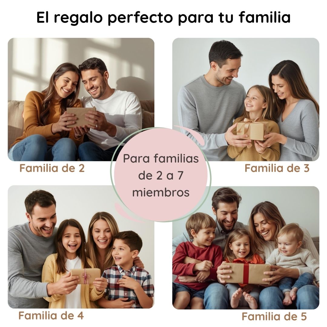 Puzzle Familiar de Osos - Regalo Personalizado