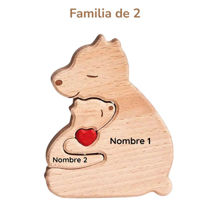 Puzzle Familia Especial de Osos – Regalo Personalizado
